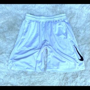 Nike White Athletic Shorts